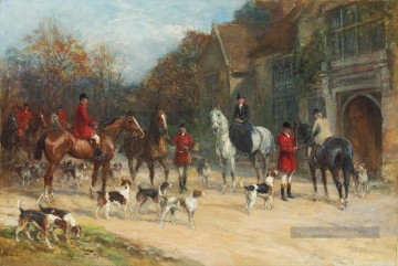 Chasse œuvres - La rencontre Heywood Hardy chasse